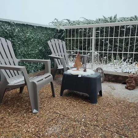 Casa Del Cargol Terrasse Plein Sud Avec Vue Et Garage Appartement Font-Romeu-Odeillo-Via